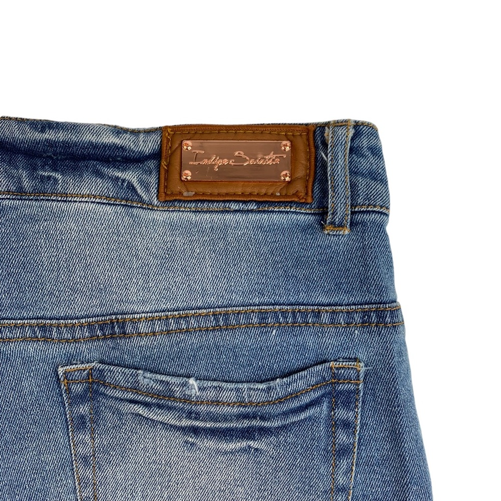 Indigo Saint Premium Denim Women’s Shorts Size 4, Waist 27 - Picture 3 of 9